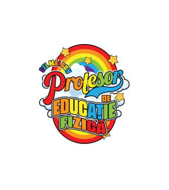 Cel mai bun educație fizică model alb pe tricou