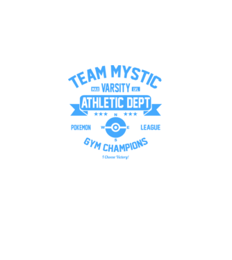 Mystic champions model negru pe tricou