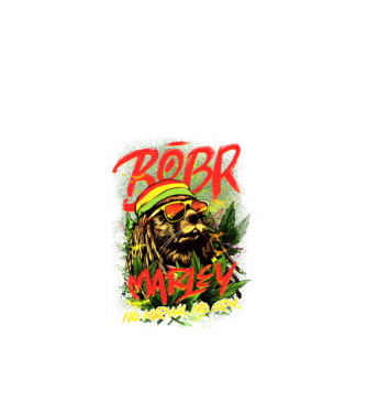 BÓBR MARLEY model negru pe tricou