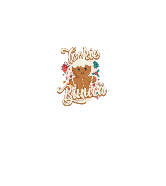 Cookie bunică model alb pe tricou