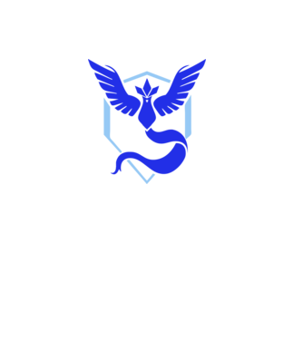 Mystic team logo model alb pe tricou