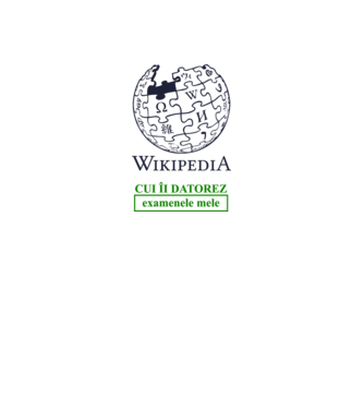 Wikipedia: cui îi datorez examenele mele model alb pe tricou