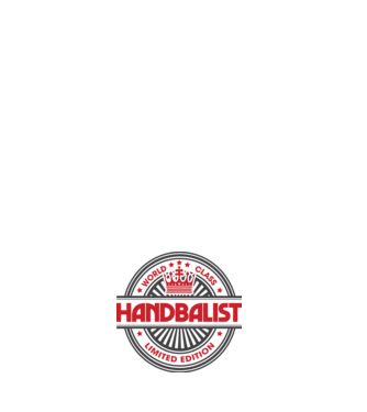 handbalist model negru pe tricou