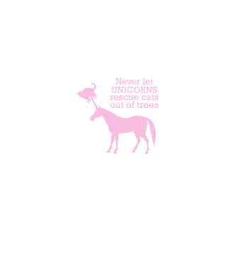 unicorn cat model negru pe tricou