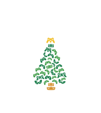 Gamer tree model negru pe tricou
