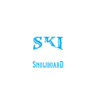 Day without SKI model negru pe tricou