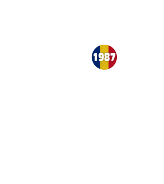 Made in 1987 model negru pe tricou