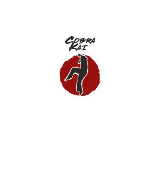 cobra kai larusso model alb pe tricou