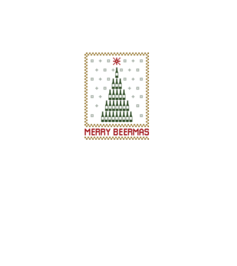 Merry Beermas model turcoaz pe tricou