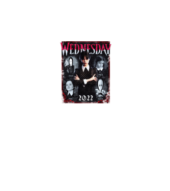 WEDNESDAY multi all time model negru pe tricou