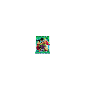 broly dragonball model negru pe tricou