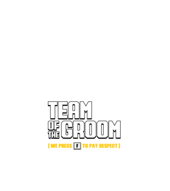 Team of the Groom model alb pe tricou