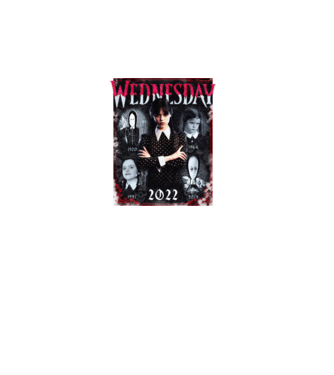 WEDNESDAY multi all time model negru pe tricou