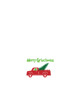 Grinchmas truck model negru pe tricou