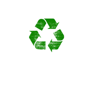 RECYCLE model negru pe tricou