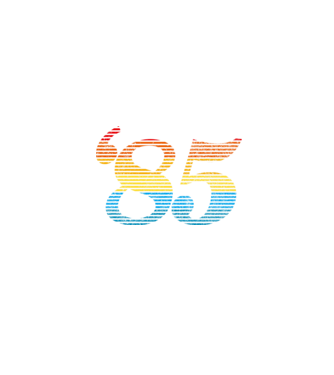 Retro Birthday 1985 model negru pe tricou