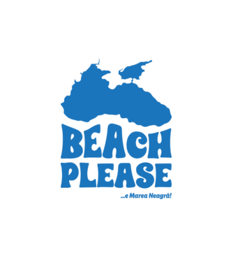 Beach please, e Marea Neagră! model alb pe tricou