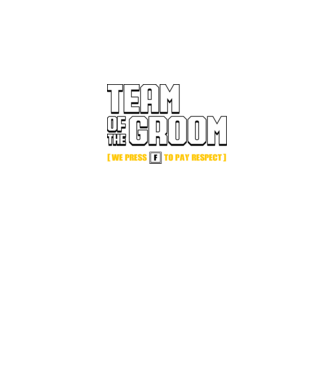 Team of the Groom model negru pe tricou