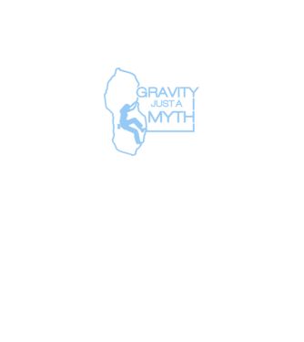 Gravity just a myth model negru pe tricou