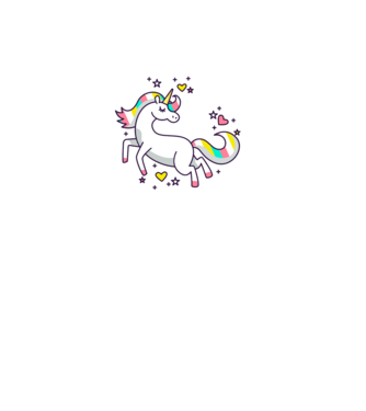 Unicorn Spark model gri pe tricou