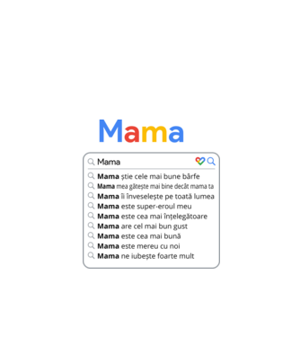 căutare Google Mama model negru pe tricou