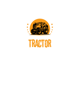 Bărbatul adevărat conduce un tractor model gri închis pe tricou