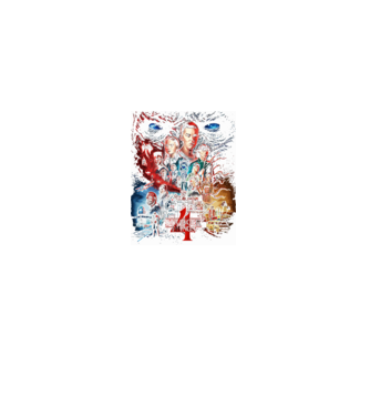 stranger things poster model negru pe tricou