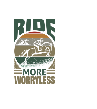 ride more model negru pe tricou
