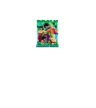 broly dragonball model negru pe tricou