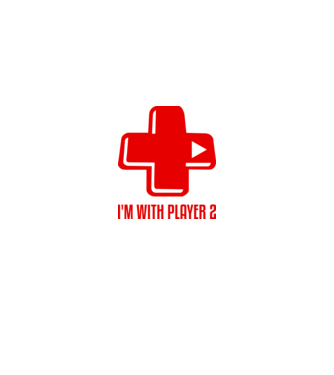 player 2 model alb pe tricou