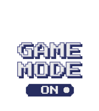 Gamer - Game mode on model negru pe tricou