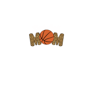 Basketball Mom model negru pe tricou