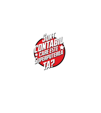 sunt contabil, care este superputerea ta? model gri pe tricou