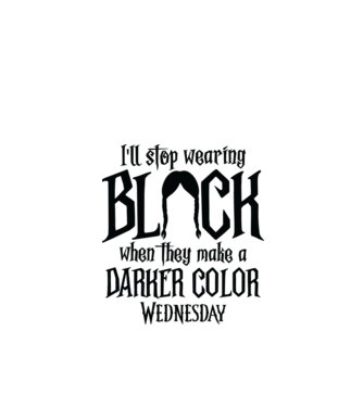  ill stop wearing black model alb pe tricou