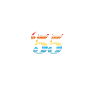 Retro Birthday 1955 model negru pe tricou