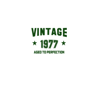 Vintage - 1977 model alb pe tricou