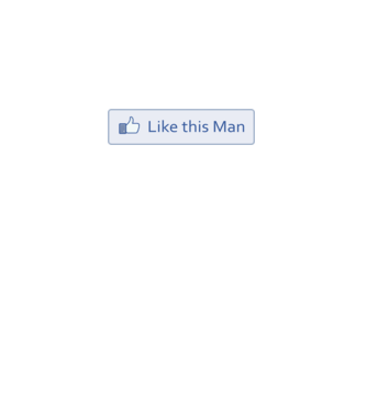 Like this man model alb pe tricou