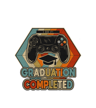 Graduation completed model model alb pe tricou