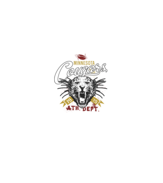 Minesota Cougars model negru pe tricou