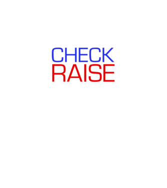 Check Raise model negru pe tricou