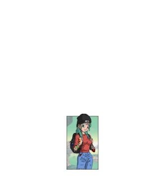 dragon ball bulma model roșu pe tricou