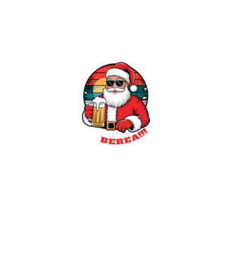Ho ho ține mi berea! Negru model negru pe tricou
