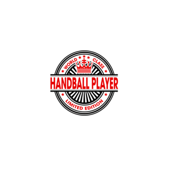 World class HANDBALIST model alb pe tricou