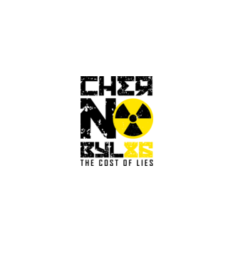 'Chernobyl ''86' model roșu pe tricou