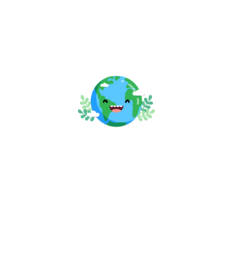 Earth smiley model alb pe tricou