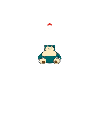 Keep Calm Snorlax model negru pe tricou