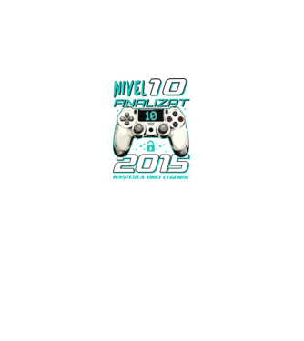 Nivel finalizat 10 2015 model negru pe tricou