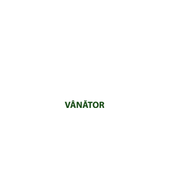 fii calm, sunt vânător model negru pe tricou