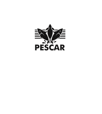 Pescar original model alb pe tricou