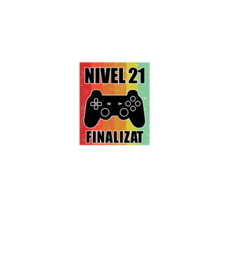 Nivel 21 finalizat model negru pe tricou